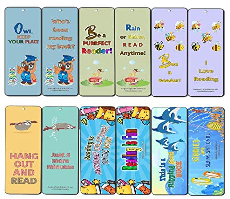 Animal bookmarks cards for. Clipart dolphin reading fun