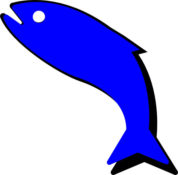 Clipart fish shadow. Clip art at clker