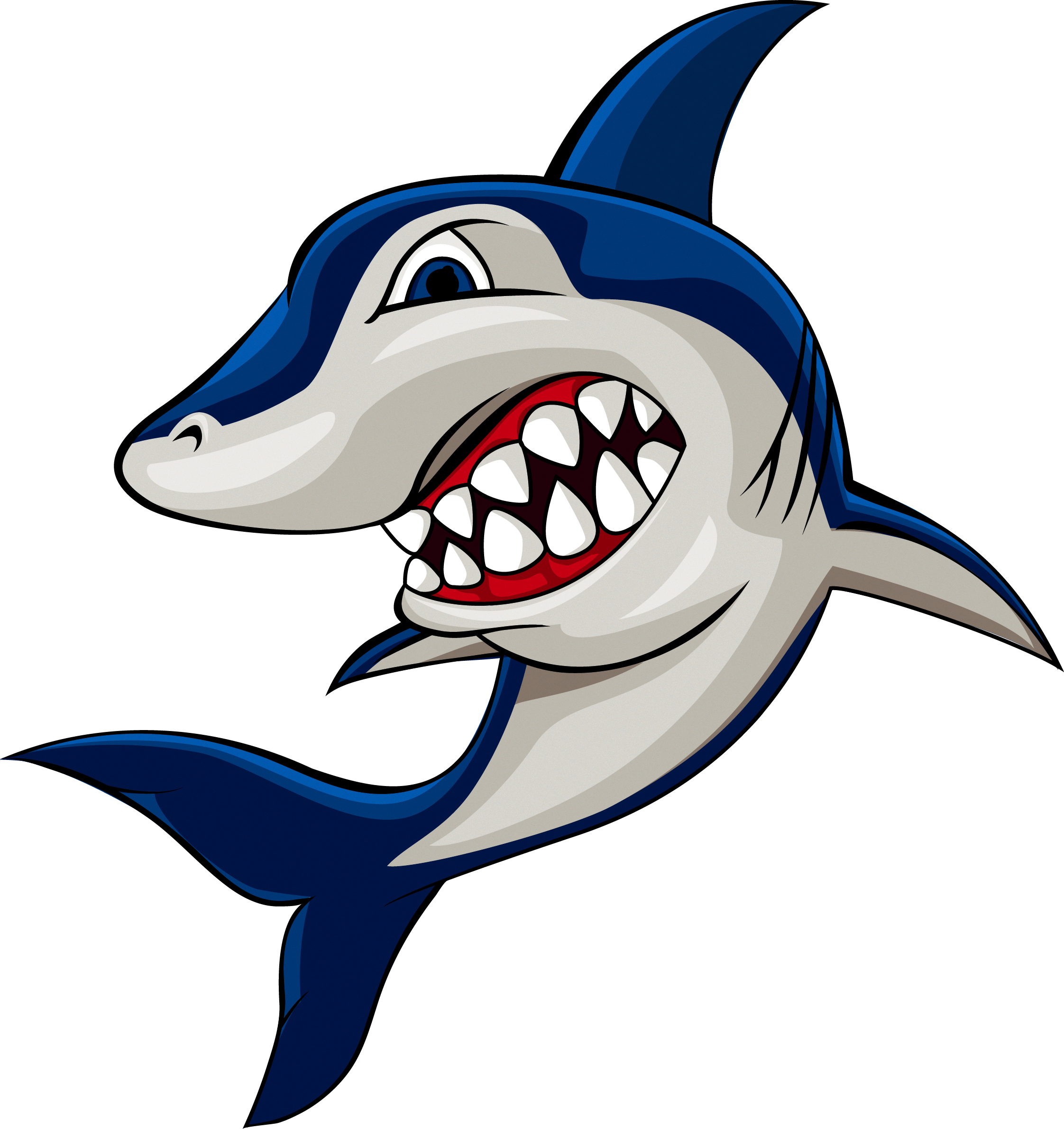 Dolphins clipart shark. Cartoon stock photography clip