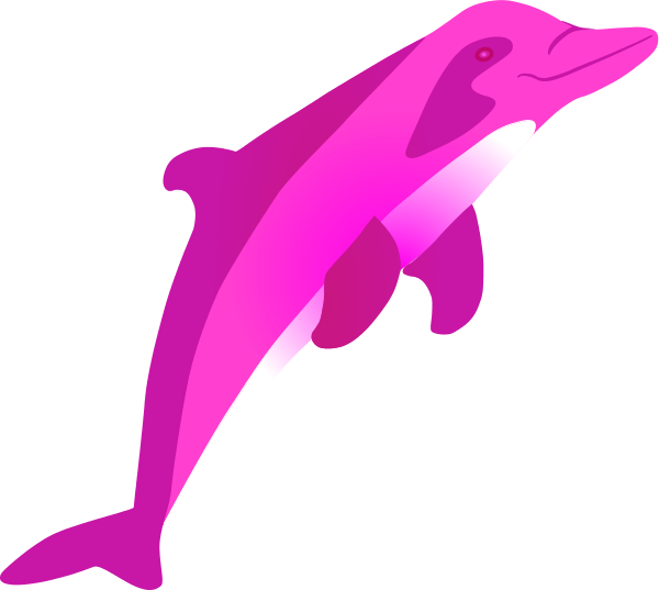 Clipart dolphin simple. Bottlenose small pink clipartxtras