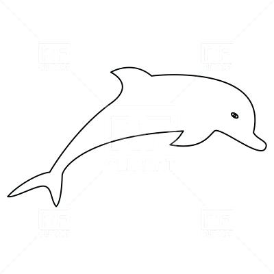 dolphin clipart easy