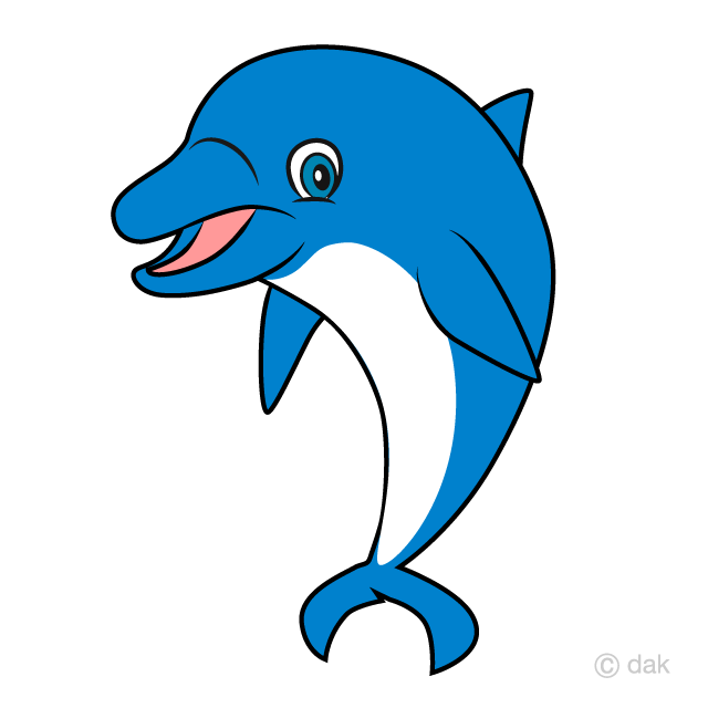 clipart dolphin standing