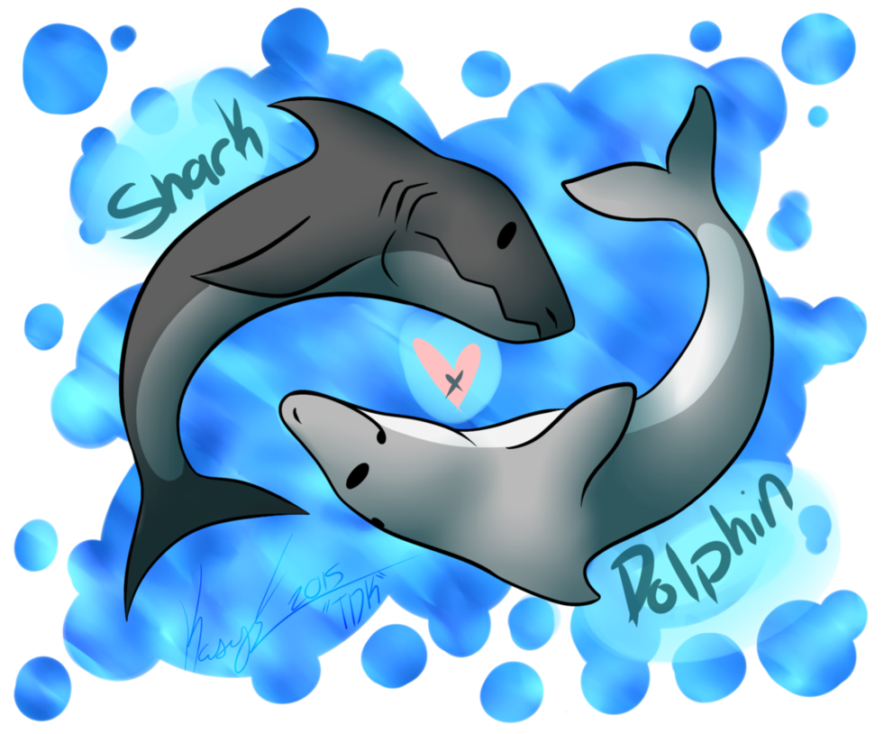 X dolphin by sivaasthur. Dolphins clipart shark