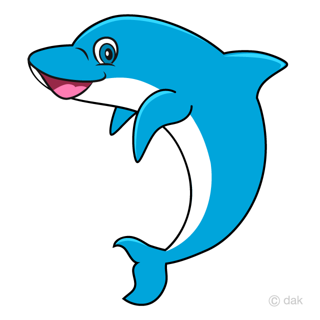 dolphin clipart toon