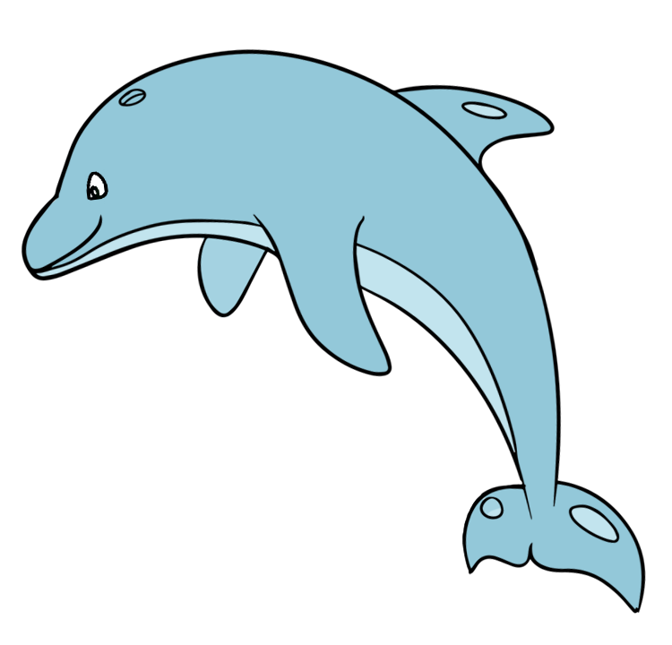 Dolphins clipart carton. Bottlenose dolphin free download