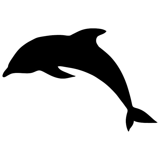Clipart dolphin vector. Free art download clip