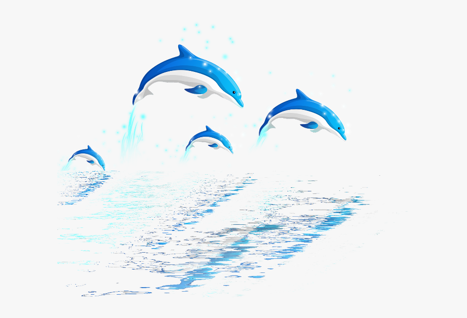 clipart dolphin water clipart