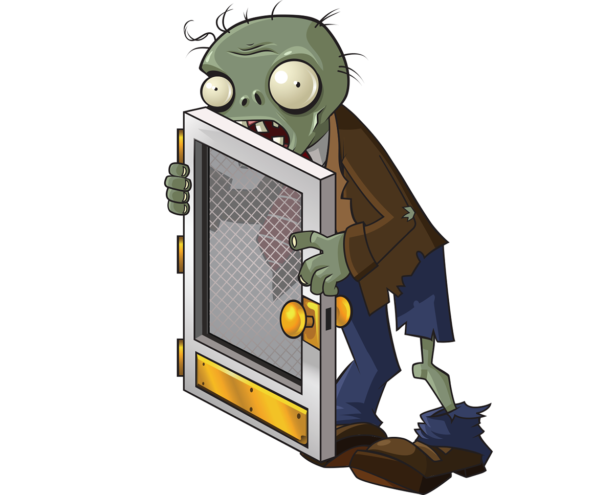 Screen zombie plants vs. Clipart door 2 door