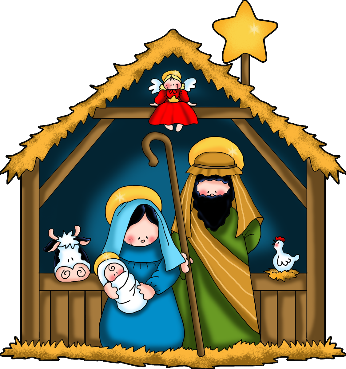 lds clipart nativity