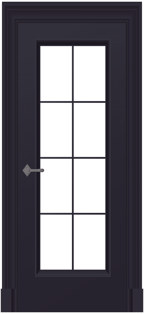 clipart door blue door
