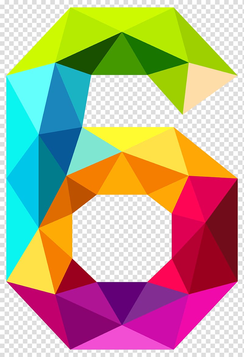 triangular clipart colorful triangle