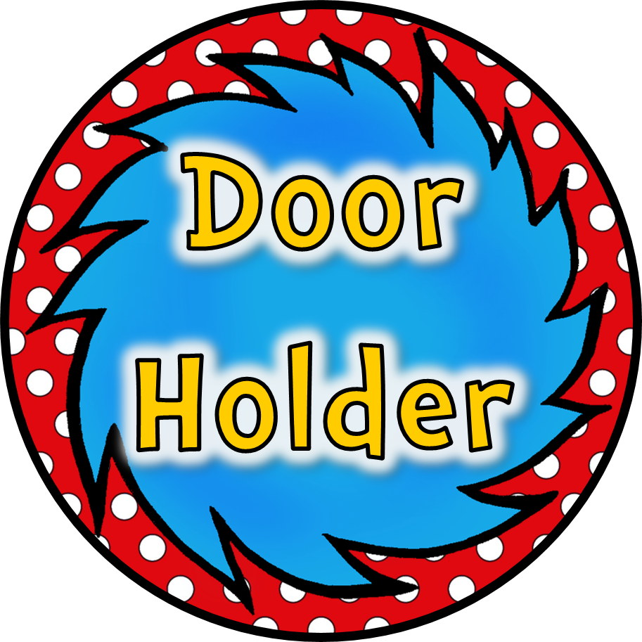 Door door holder