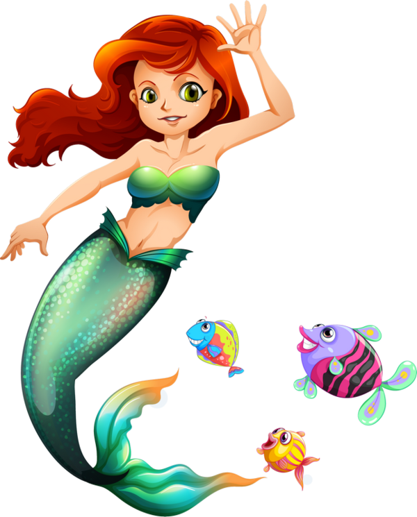  sirena clip art. Fairies clipart mermaid
