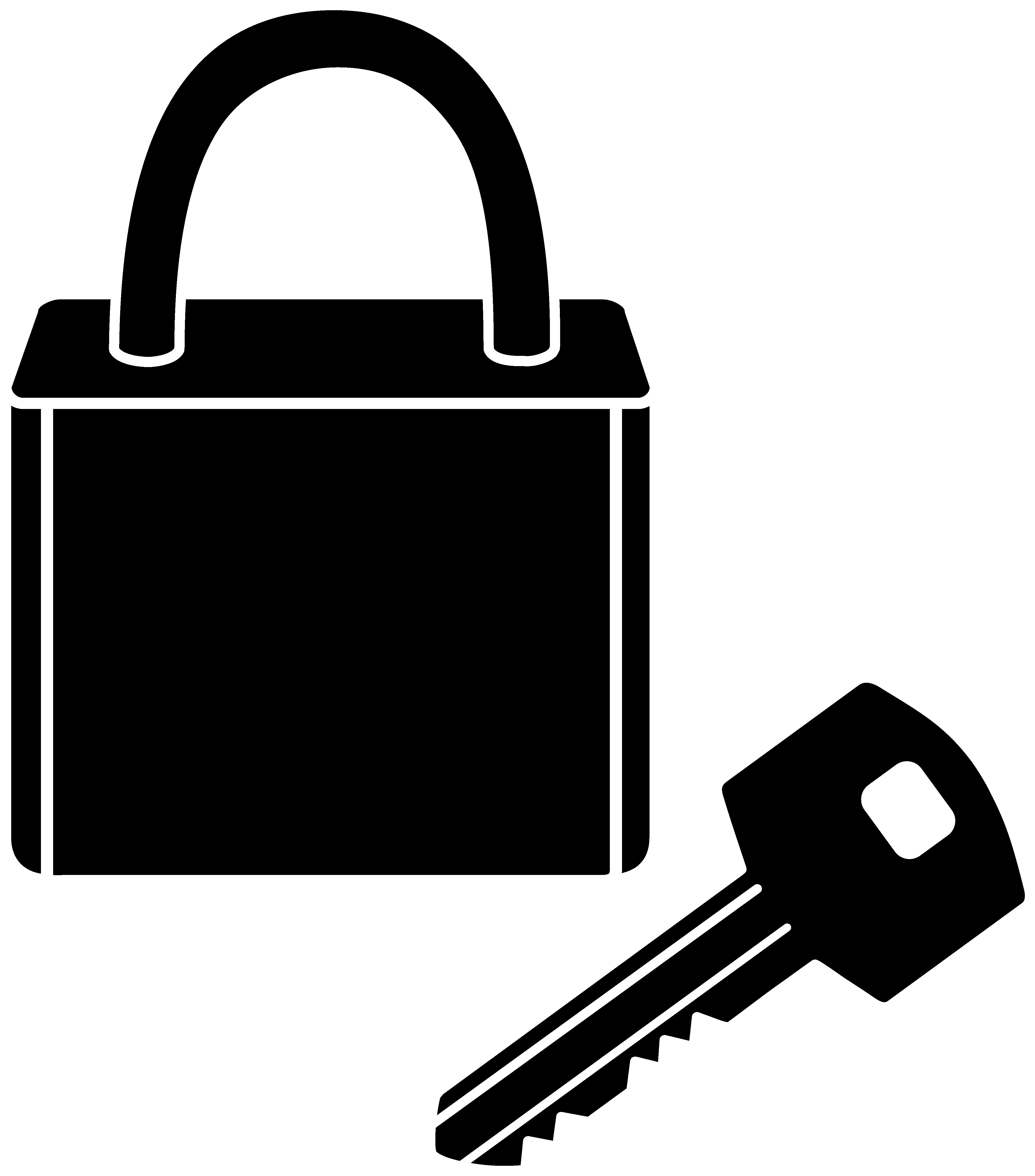 lock clipart coloring page