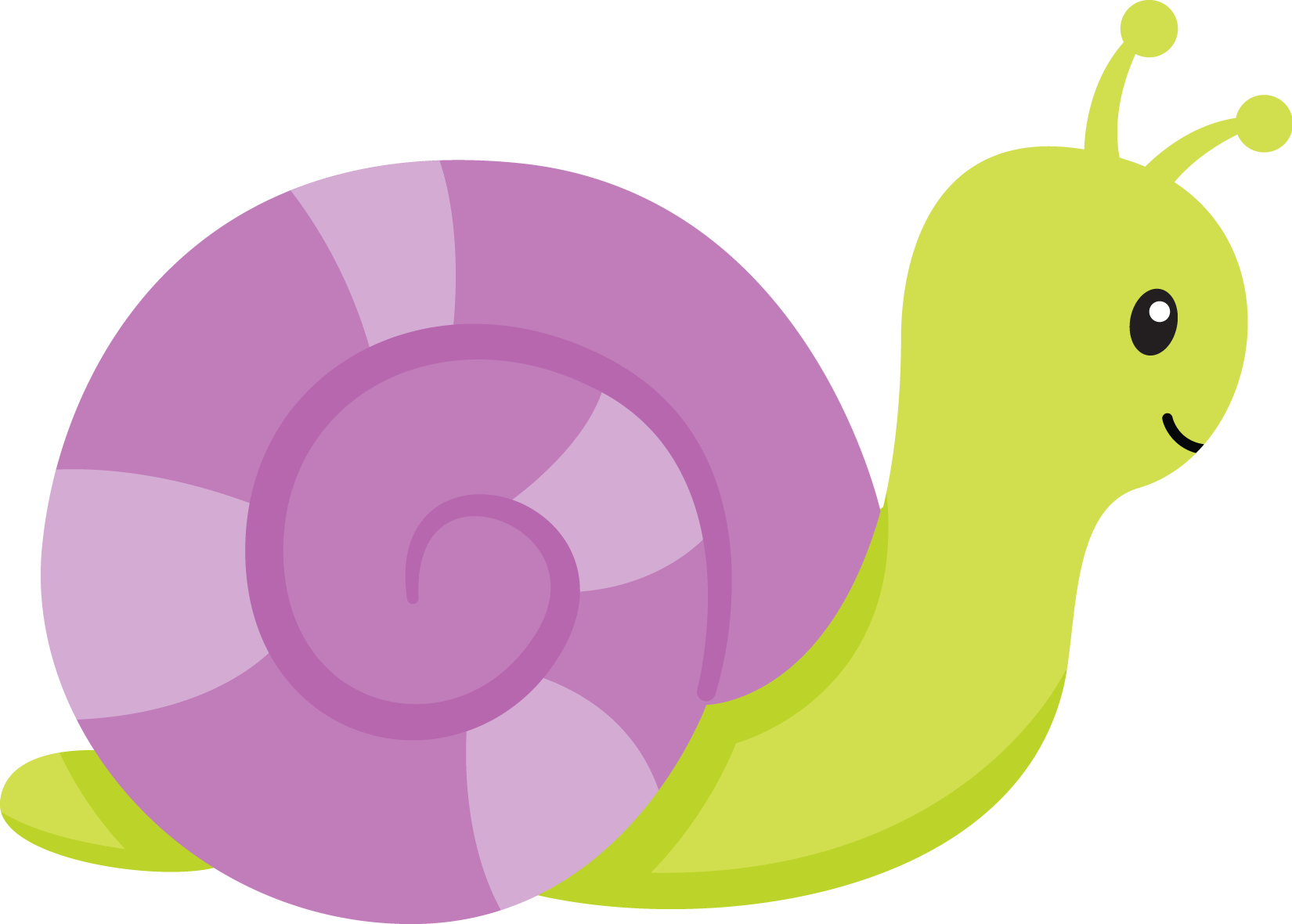 purple clipart snail