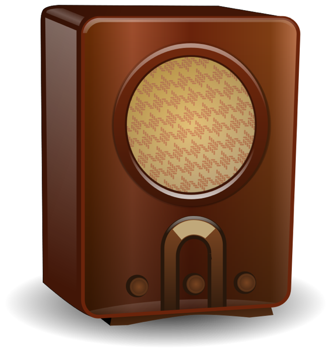  collection of radio. Clipart people old fashioned