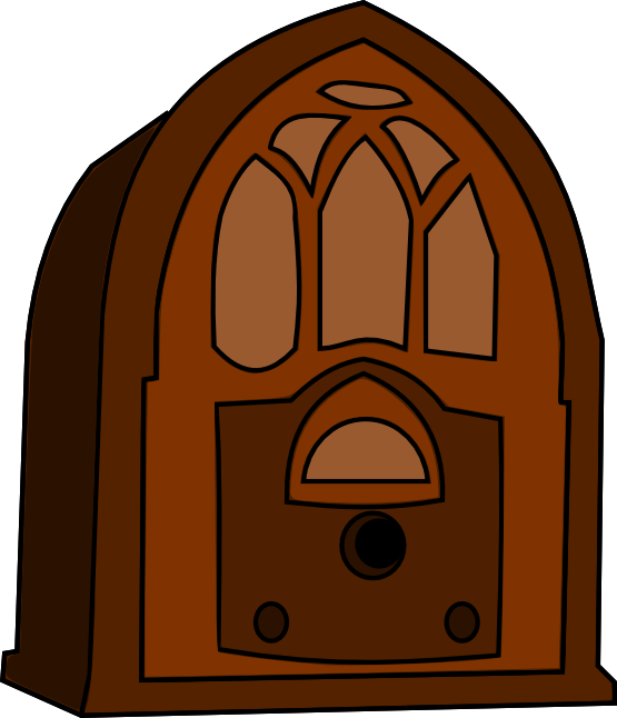  collection of old. Clipart hands radio