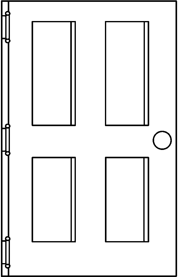 clipart door rectangle