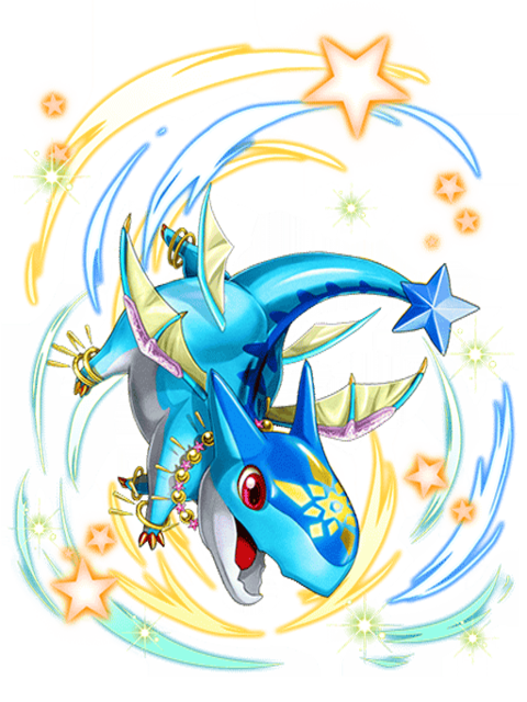 Image denev shining star. Clipart dragon blue dragon