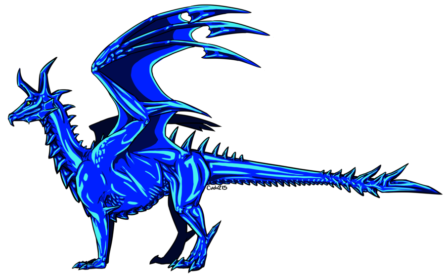 Crystal fullbody concept by. Clipart dragon body