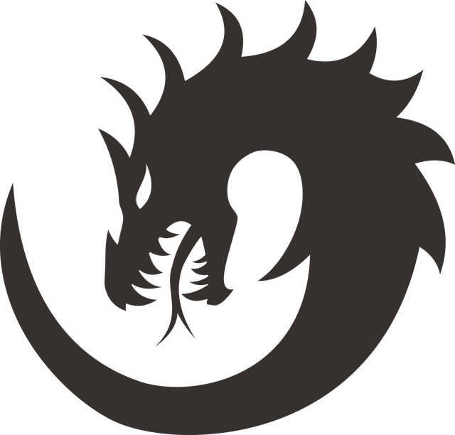 Clipart dragon dragon symbol. Chasing the research spike