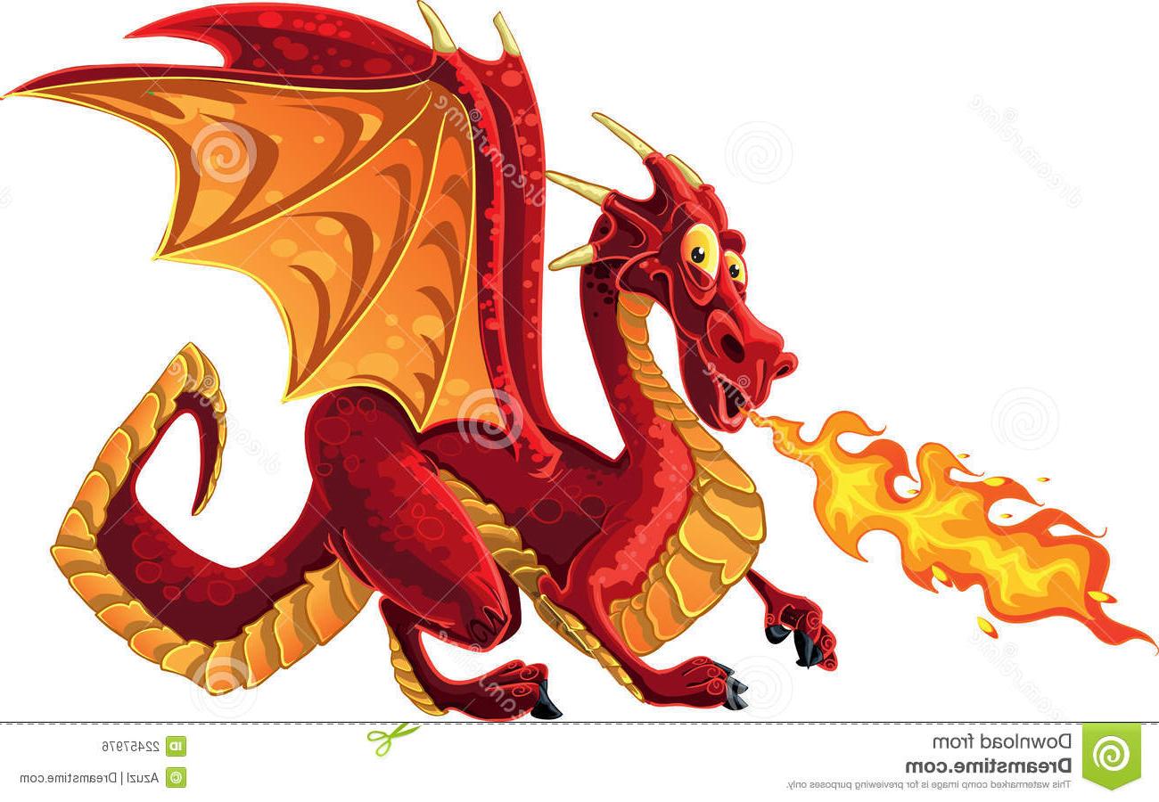 clipart dragon fire breathing dragon