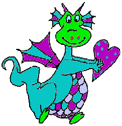 clipart dragon friendly dragon
