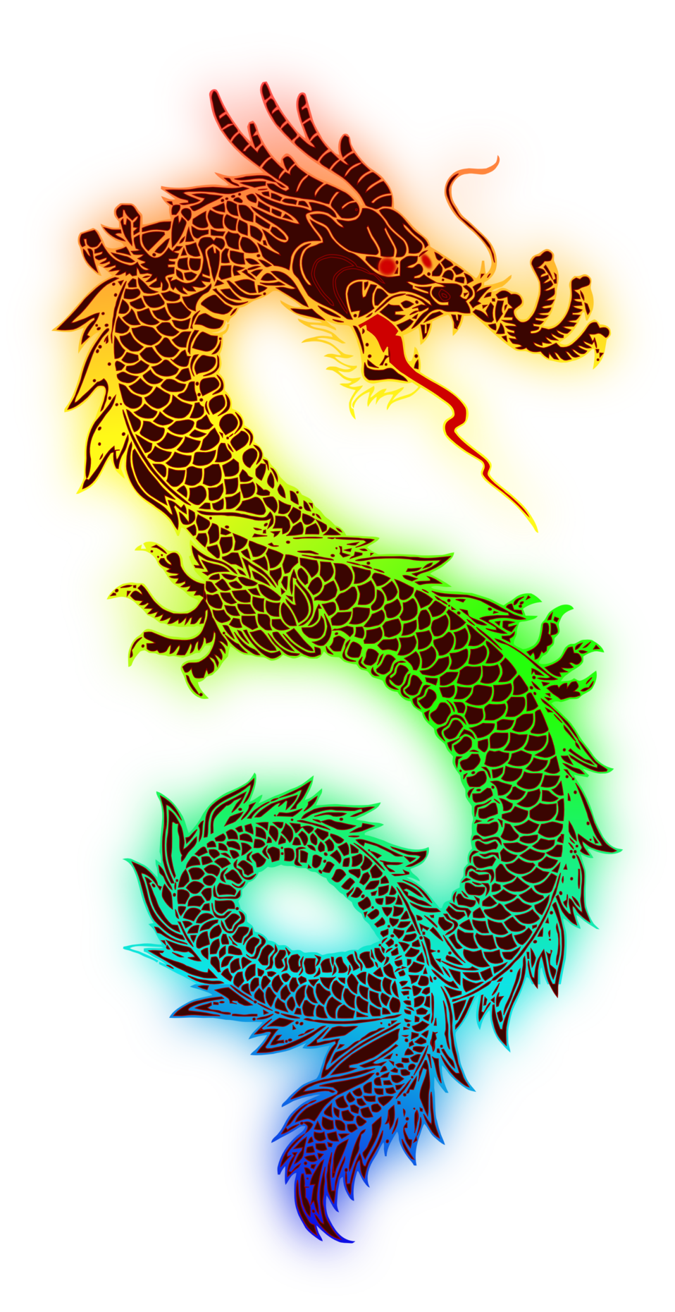Clipart dragon green dragon. Public domain clip art