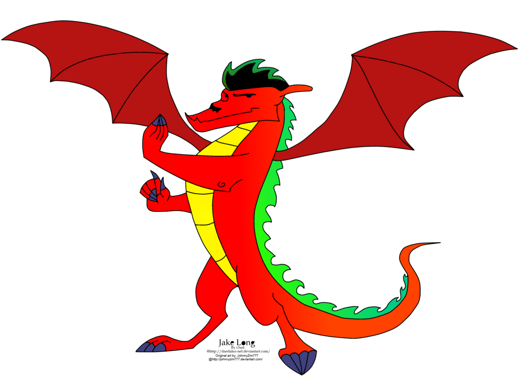 clipart dragon long dragon