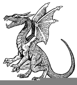 medieval clipart dragon