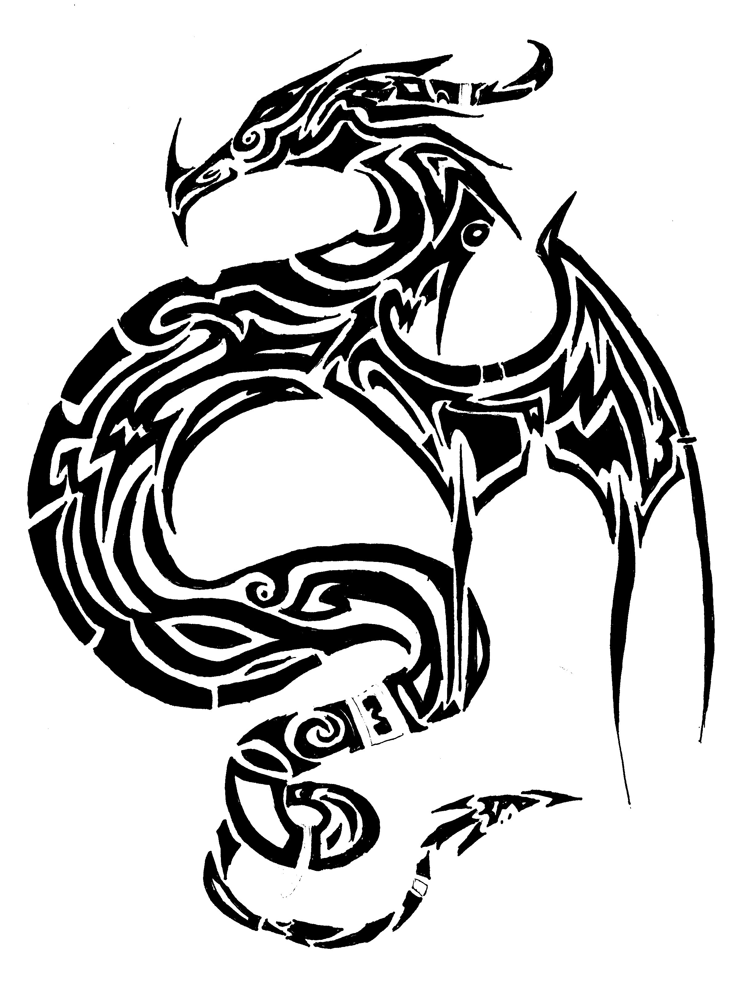Image vector clip art. Clipart dragon public domain