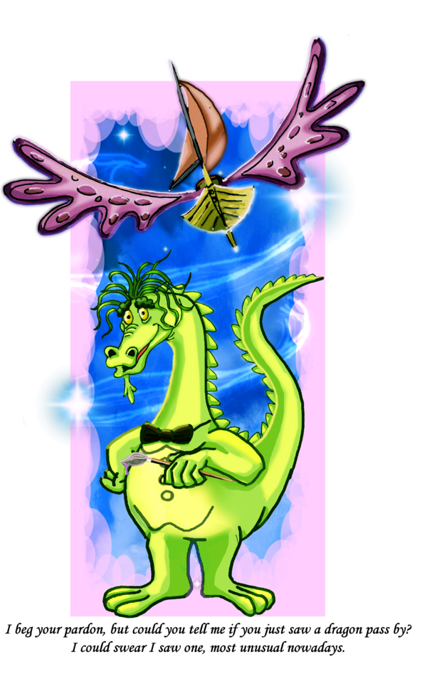 Nostalgia characters by cyberraven. Clipart dragon puff the magic dragon
