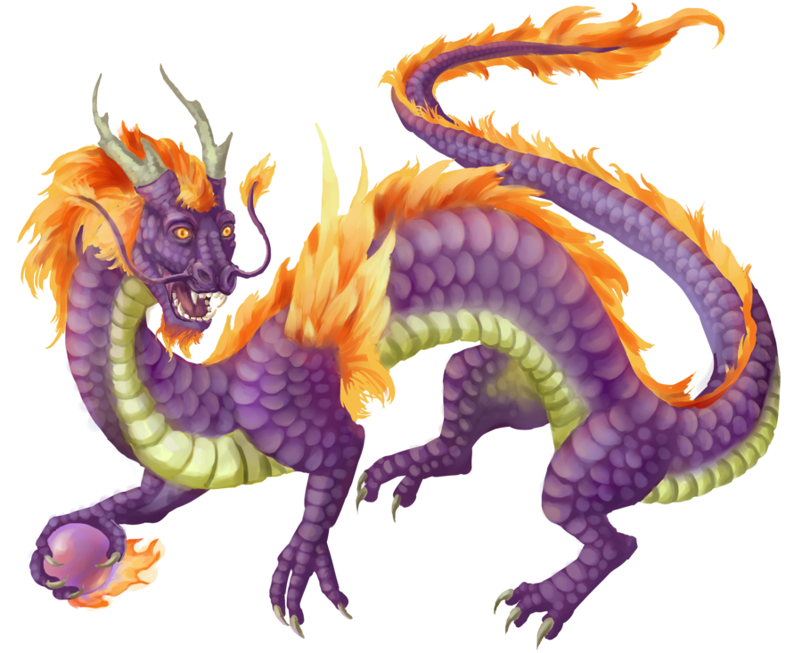 Clipart dragon purple dragon. Asian by benu h
