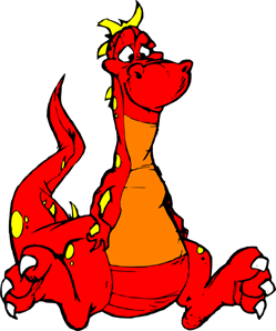 Png svg clip art. Clipart dragon red dragon