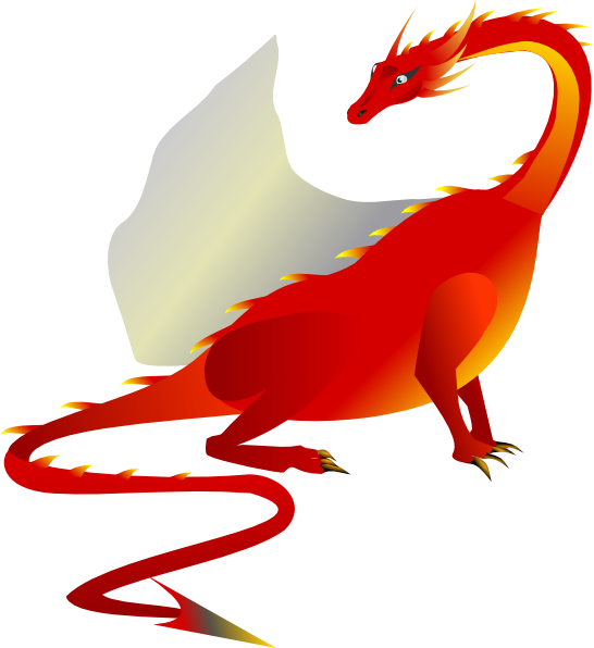 dragon clipart red dragon