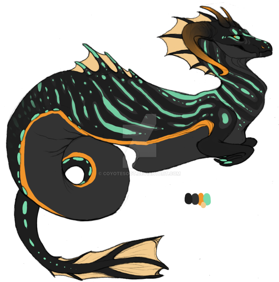 Clipart dragon sea dragon. Closed by coyotesoot on