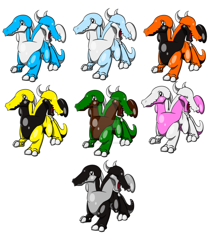 Terra monsters colorpass by. Clipart dragon two headed
