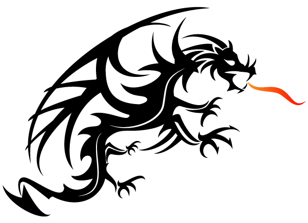 clipart dragon vector