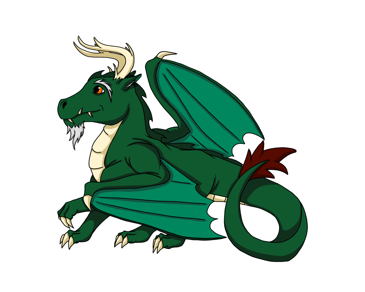 clipart dragon western dragon