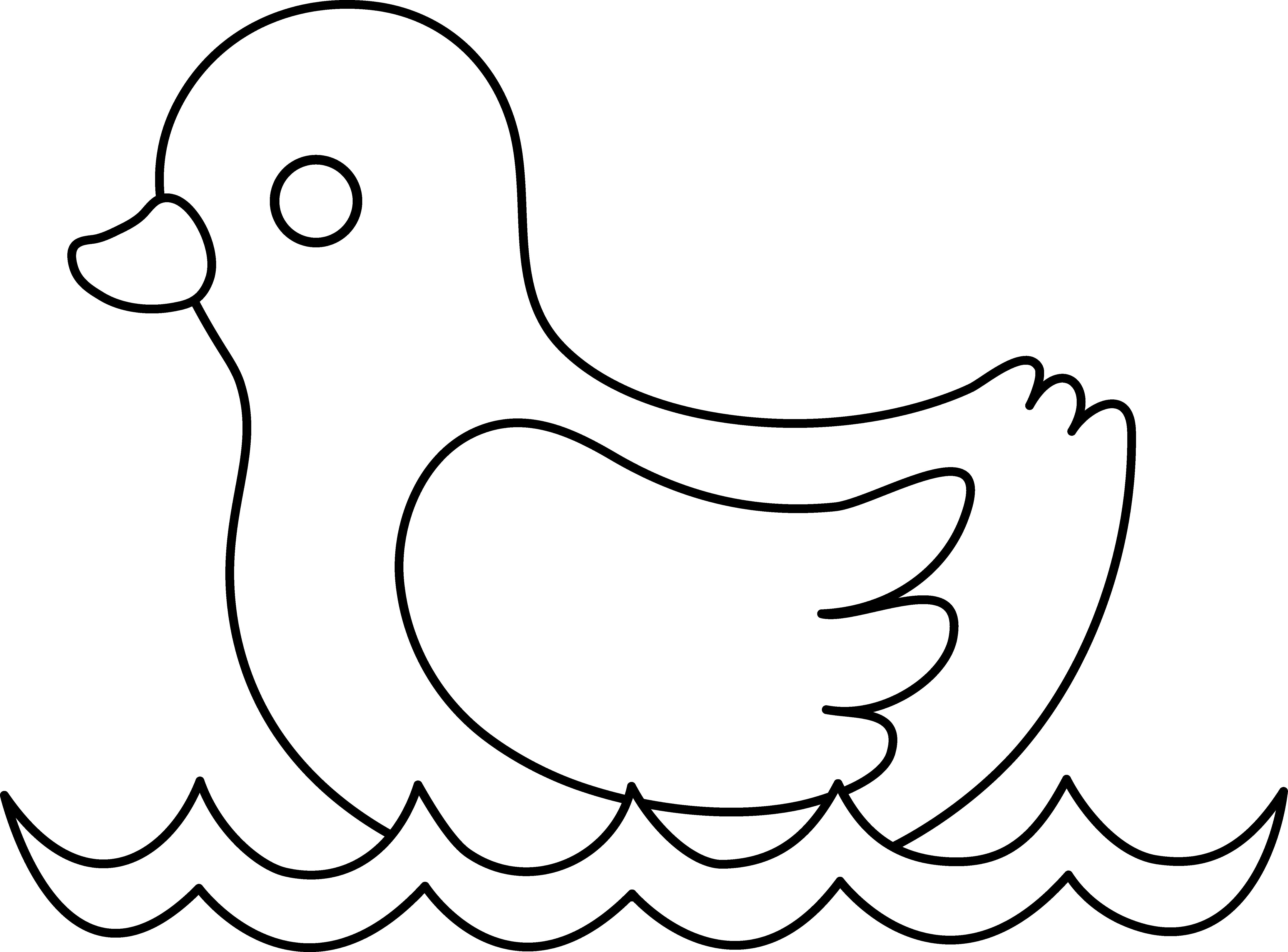 Duck panda free images. Ducks clipart black and white
