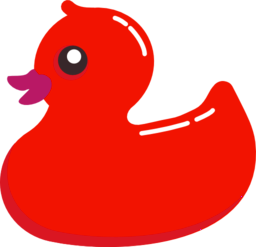 clipart duck colored