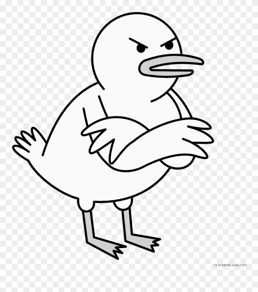 clipart duck drawing