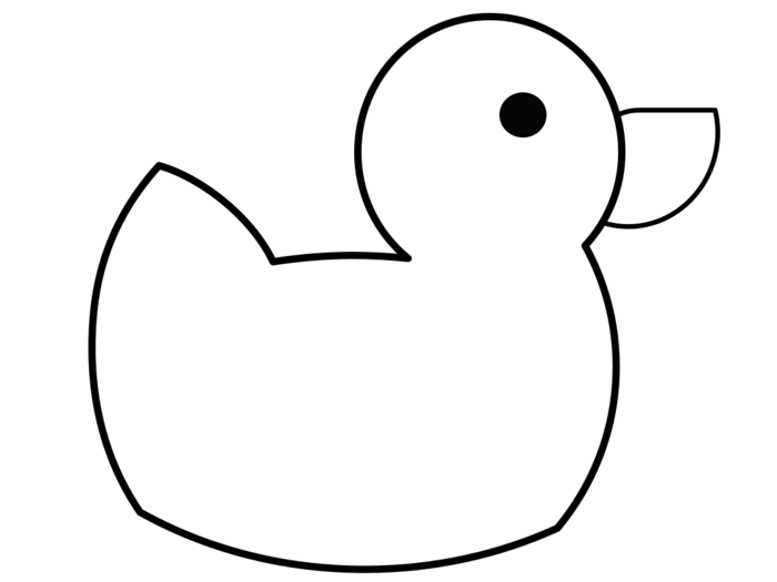 clipart duck duckblack