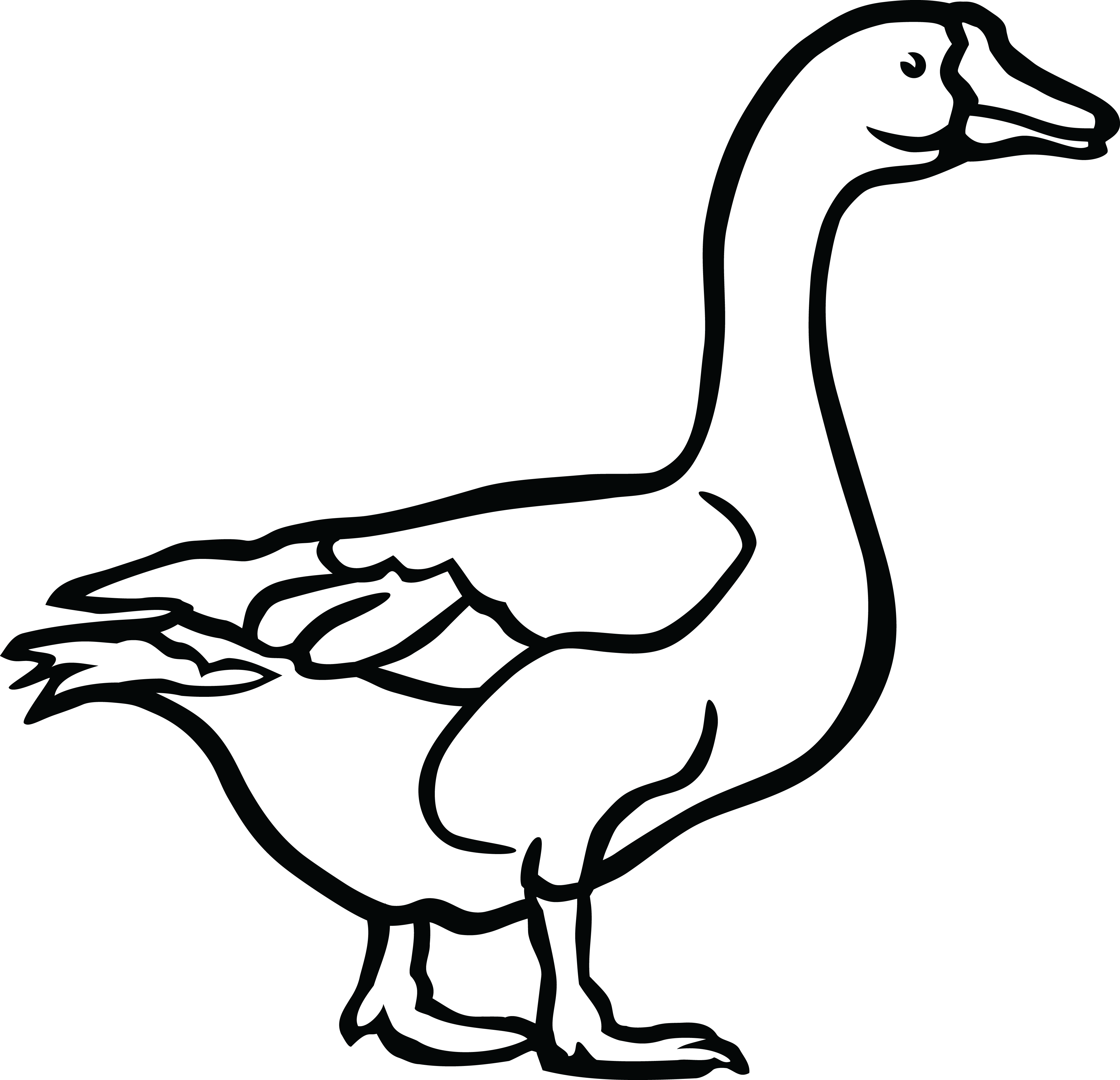  collection of duck. Duckling clipart black and white