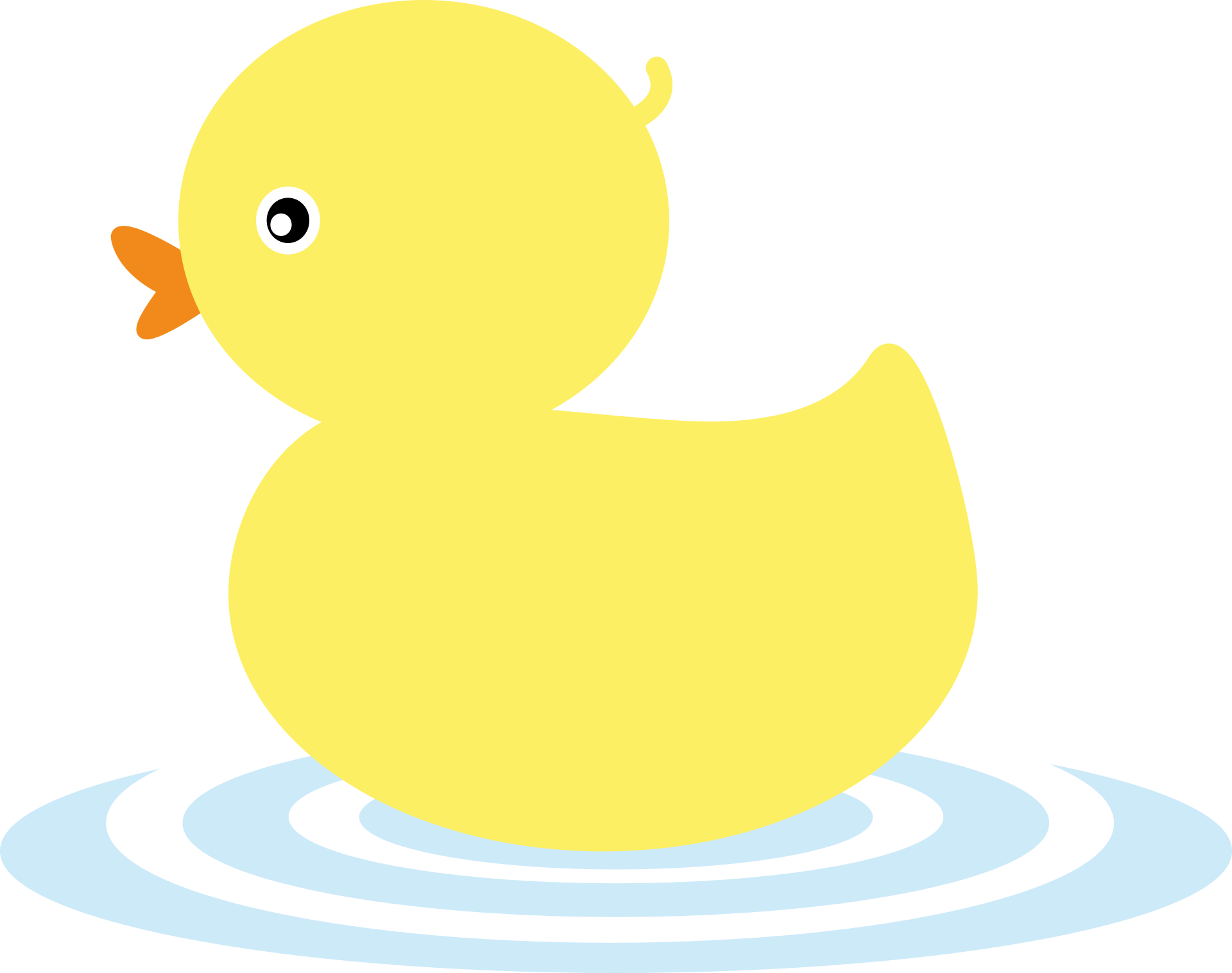 clipart duck duckling