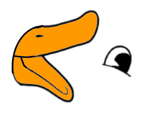 Duck clipart eye. Beak and for free