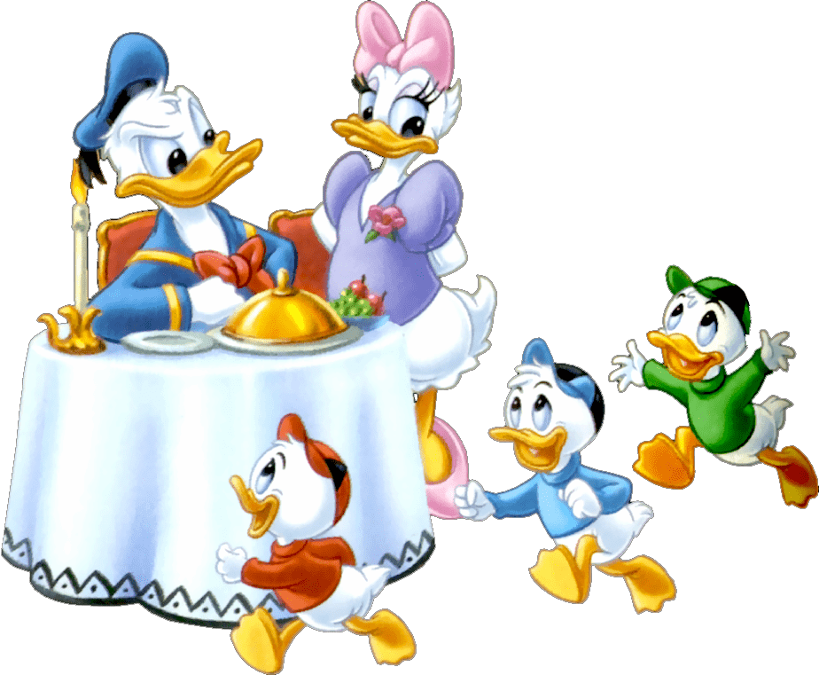 Ducks clipart family. Donald duck transparent png