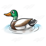 duck clipart father