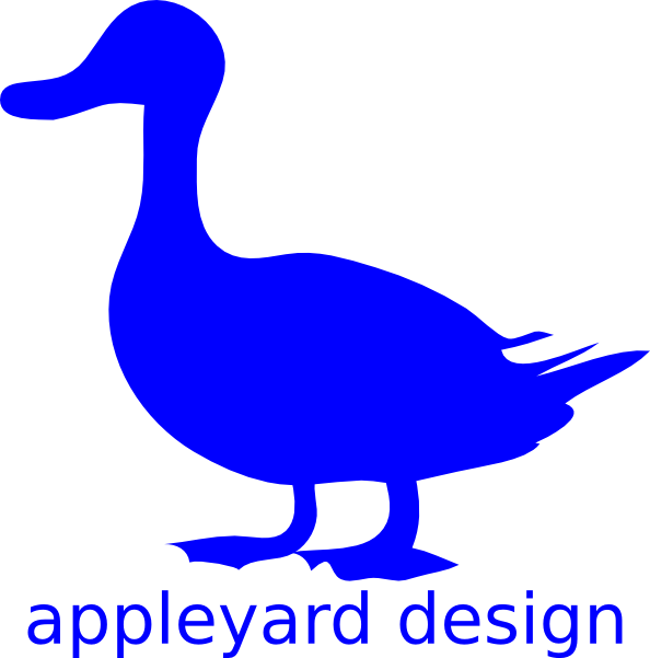 Ducks clipart blue. Appleyard logo clip art