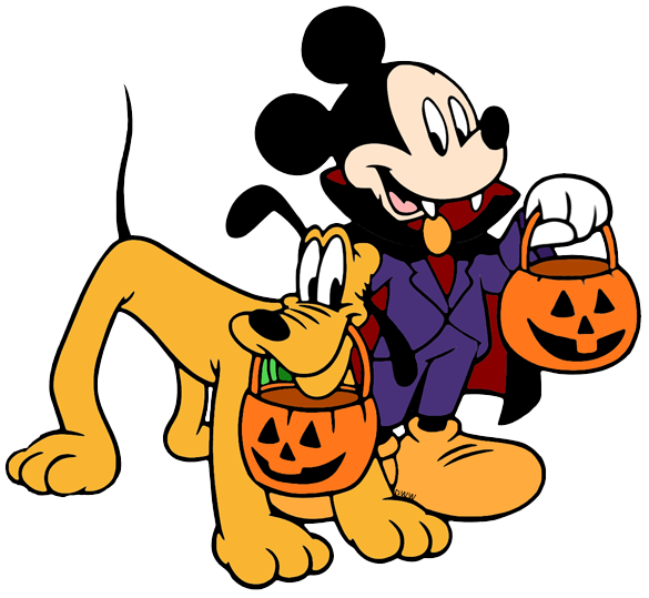 Disney clip art galore. Halloween clipart mickey